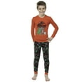 thumbnail image 1 of Jurassic World Boys' Movie Film Park Logo Icon Tight Fit Sleep Pajama Set, 1 of 7