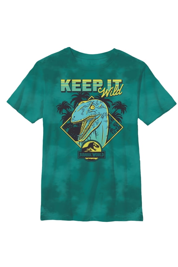 Jurassic World Boys Short Sleeve T-Shirt Tyrannosaurus Rex Dinosaur - Little and Big Boys Sizes 4-XL