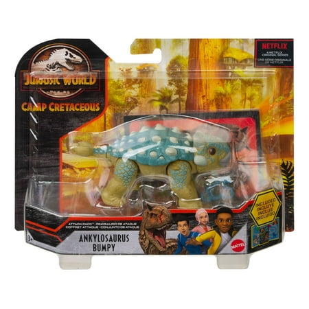 Jurassic World Camp Cretaceous Attack Pack Ankylosaurus Bumpy Dinosaur Action Figure