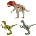 thumbnail image 1 of Jurassic World Camp Cretaceous Isla Nublar Ceratosaurus Clash Set With Ceratosaurus and 2 Velociraptors, 1 of 6