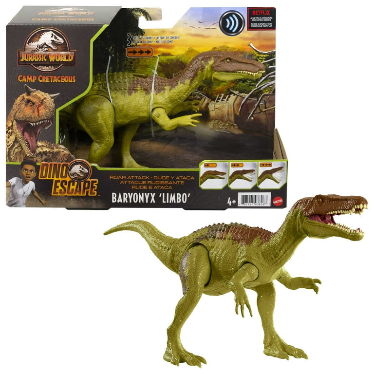 Jurassic World Roar Attack Baryonyx Limbo Real Dinosaur Action