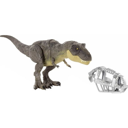 Jurassic World: Camp Cretaceous Stomp 'n Escape Tyrannosaurus Rex Action Figure, Stomping T-Rex Toy
