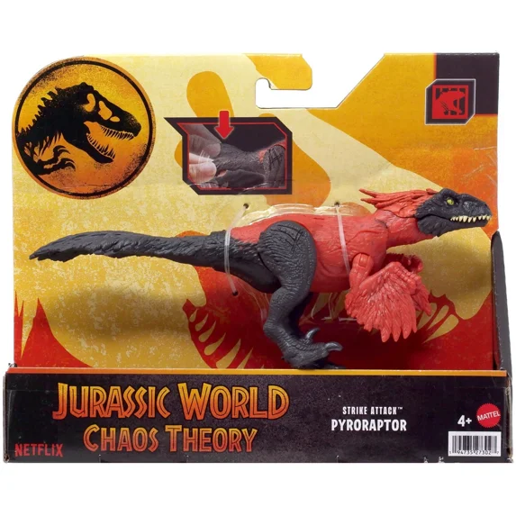 Jurassic World Chaos Theory Strike Attack Pyroraptor Action Figure