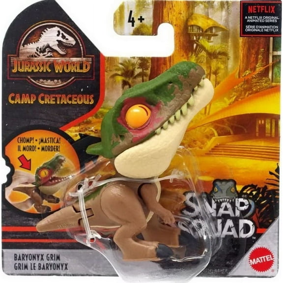 Jurassic World Collectible Child Action Figures, Plastic Orange, 2.00 x 2.00 x 4.30 Inches, 0.1 lb