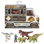 Jurassic World Dominion Mini Figures Themed Pack of 5 Dinosaur Toys for 3 Year Olds & Up