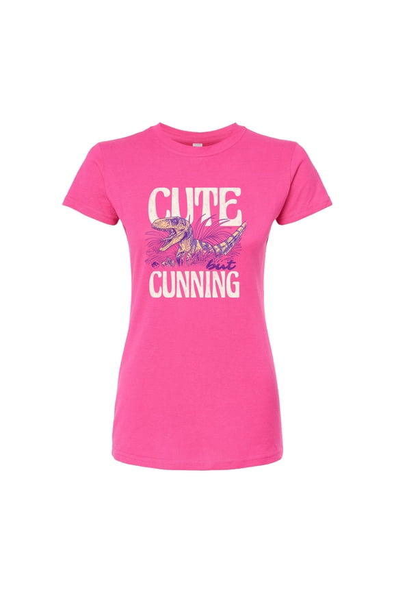 - Cute But Cunning - Juniors Fitted Graphic T-Shirt