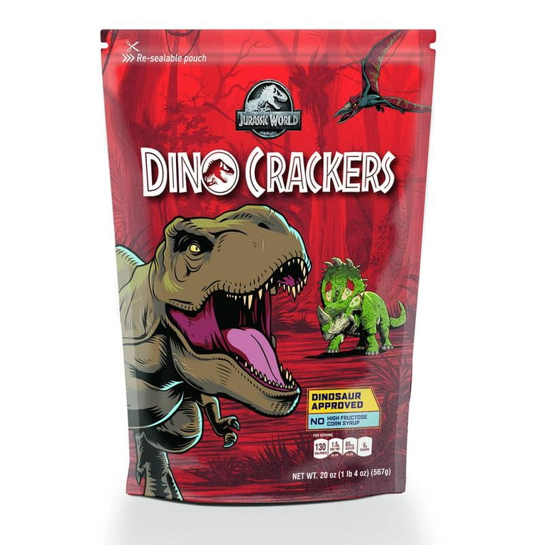 Jurassic World Dino Cookies, Dinosaur Animal Crackers, 20 oz Bag 