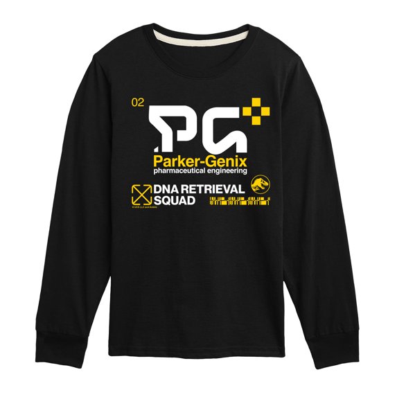 Jurassic World - Dna Squad - Youth Boys Long Sleeve Graphic T-Shirt