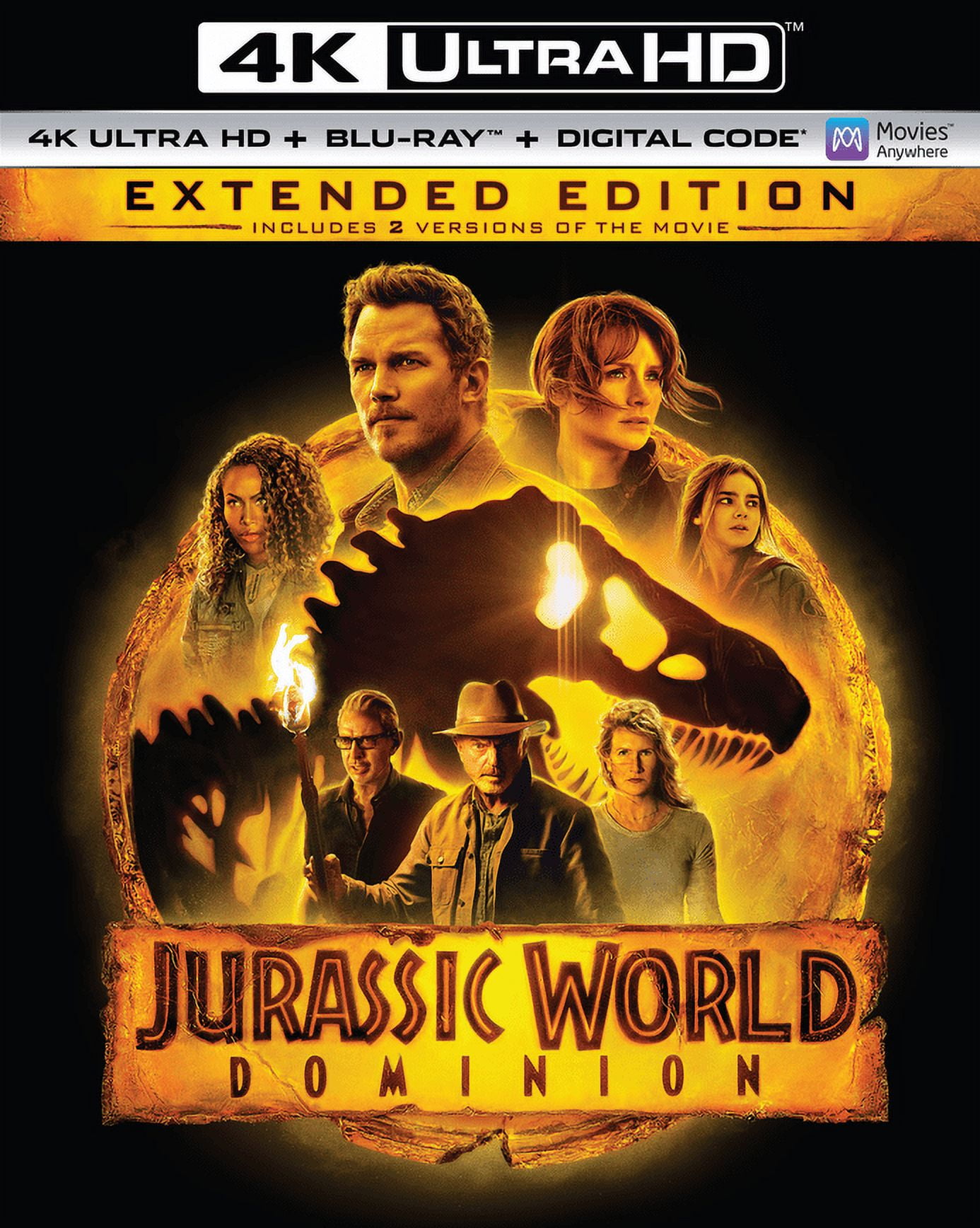 Jurassic World Dominion (4K Ultra HD + Blu-ray + Digital Copy ...