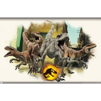 Jurassic World: Dominion - Atrociraptors Focal Wall Poster, 22.375" x 34"