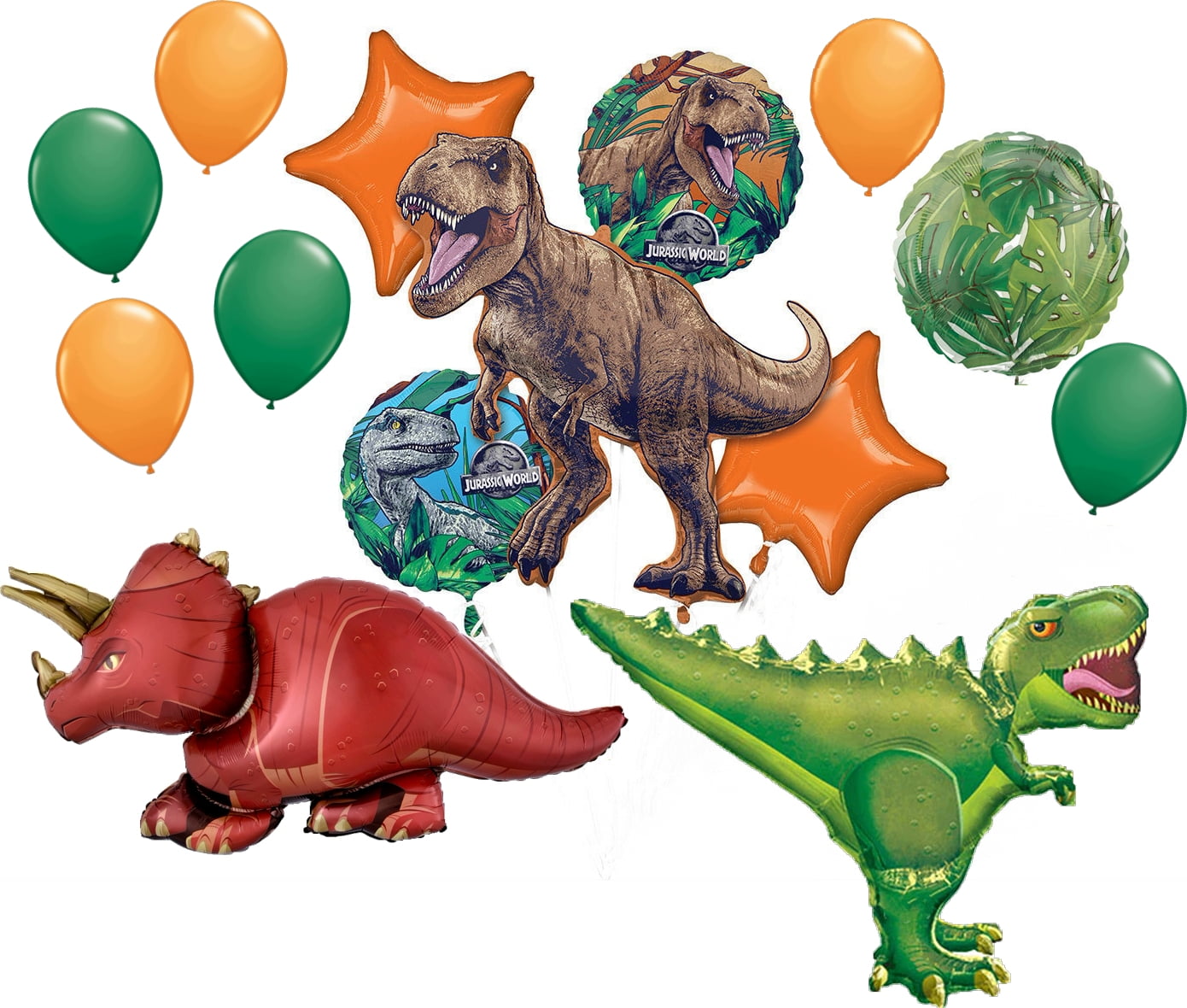Jurassic World Dominion Birthday Party Supplies Jurassic Park Theme Dinosaur Balloon Bouquet Decorations