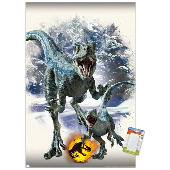 Jurassic World: Dominion - Blue and Beta Focal Wall Poster, 14.725" x 22.375"