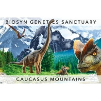 Jurassic World: Dominion - Caucasus Mountains Group Wall Poster, 22.375" x 34"