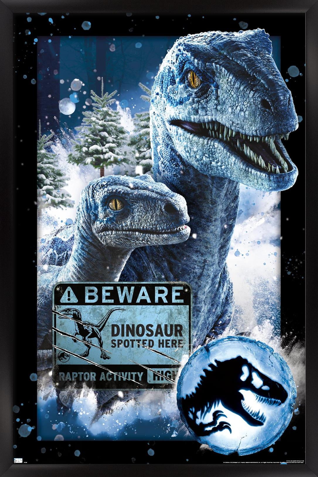 Jurassic World: Dominion - Dinosaur Spotted Here Wall Poster, 22.375 x 34