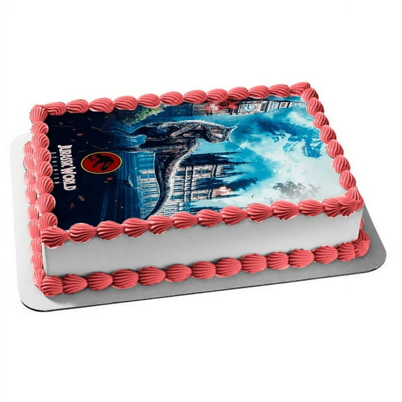 Jurassic World Dominion Dinosaurs Birthday Cake Topper, by A Birthday Place