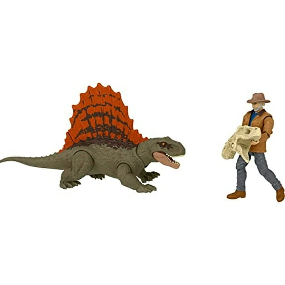 Jurassic World Dominion Dr. Alan Grant & Dimetrodon Action Figure 2-Pack