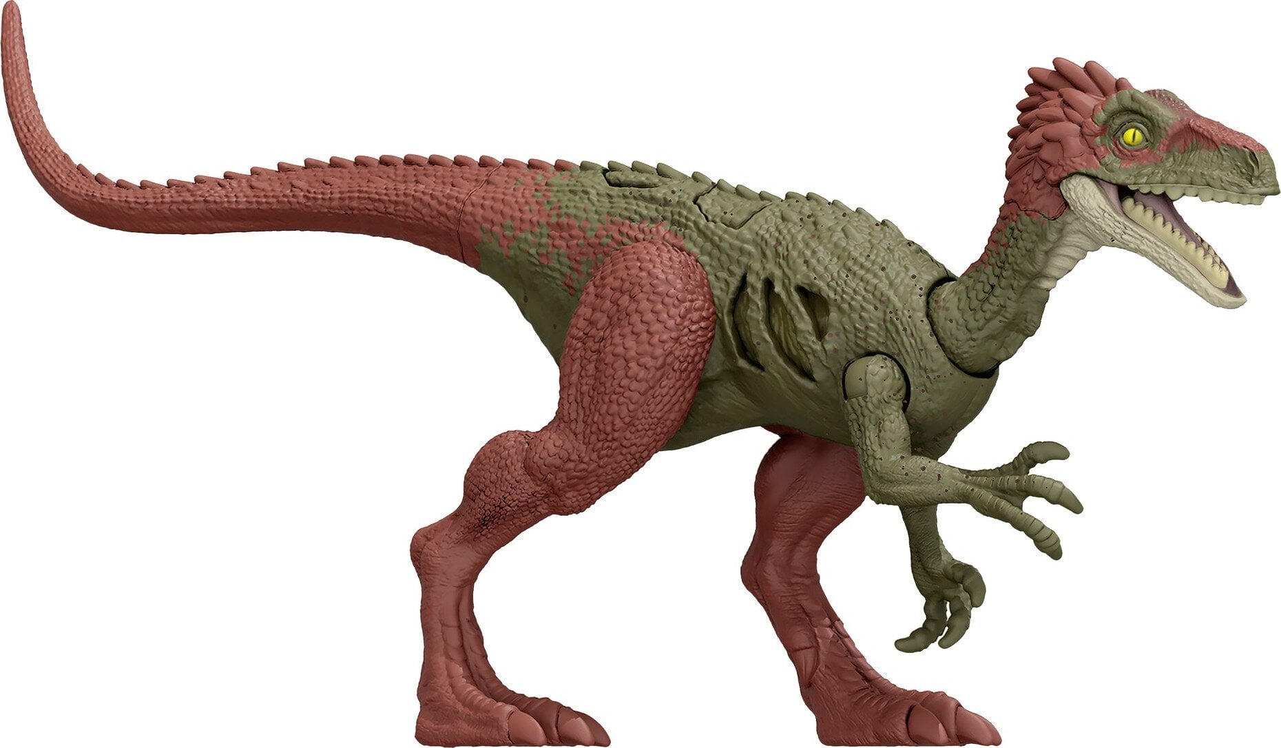 Jurassic World: Dominion Extreme Damage Dinosaur for Kids Ages 3 Years &  up, Black and Red Coelurus Dino