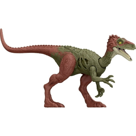 Jurassic World: Dominion Extreme Damage Dinosaur for Kids Ages 3 Years & up, Black and Red Coelurus Dino