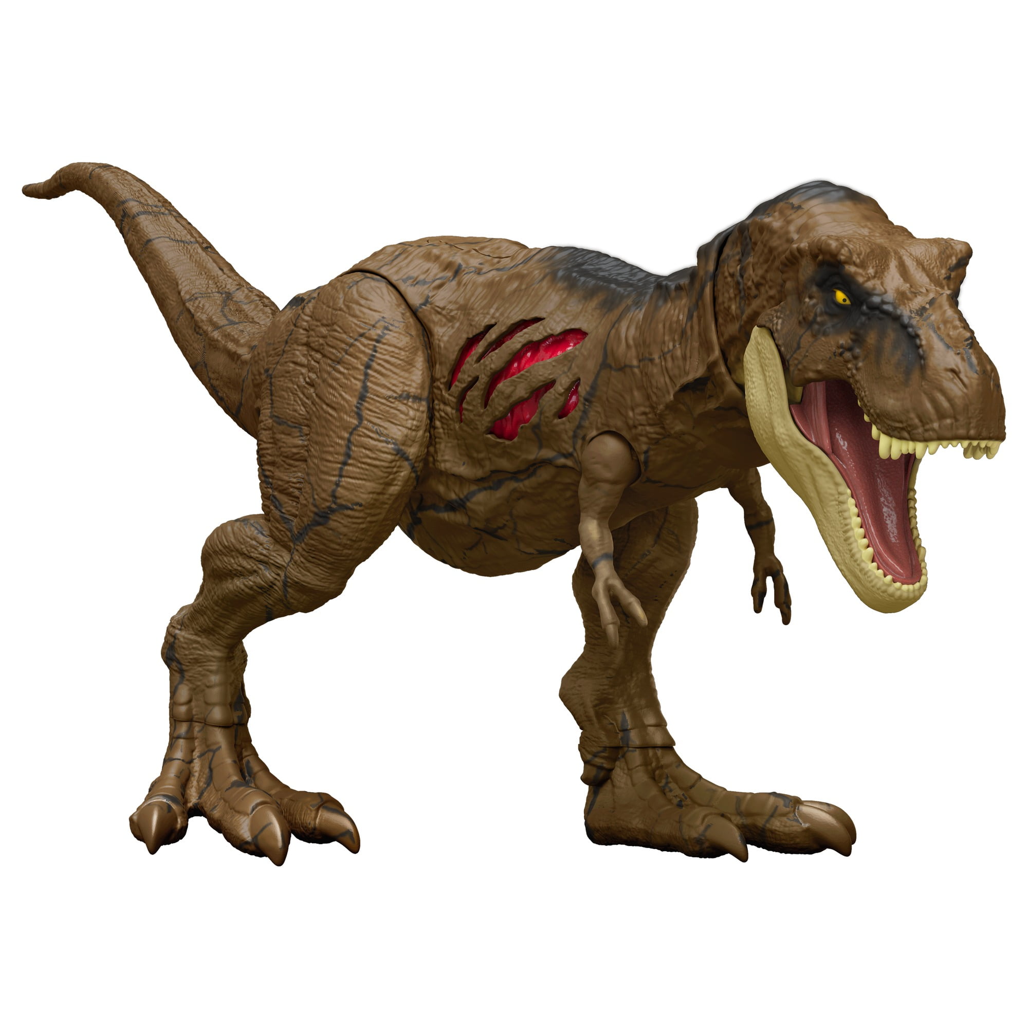 Jurassic World: Dominion Extreme Damage T Rex Dinosaur Figure for 4 Year  Olds & Up 