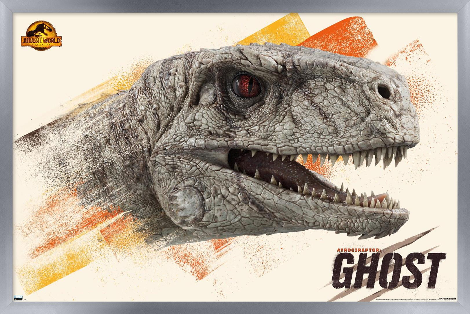 Jurassic World: Dominion - Ghost Wall Poster, 14.725" x 22.375" Framed