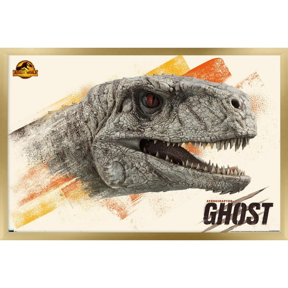 Jurassic World: Dominion - Ghost Wall Poster, 22.375" x 34" Framed