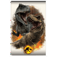 thumbnail image 1 of Jurassic World: Dominion - Giga Vs T. Rex Wall Poster, 14.725" x 22.375" Framed, 1 of 5
