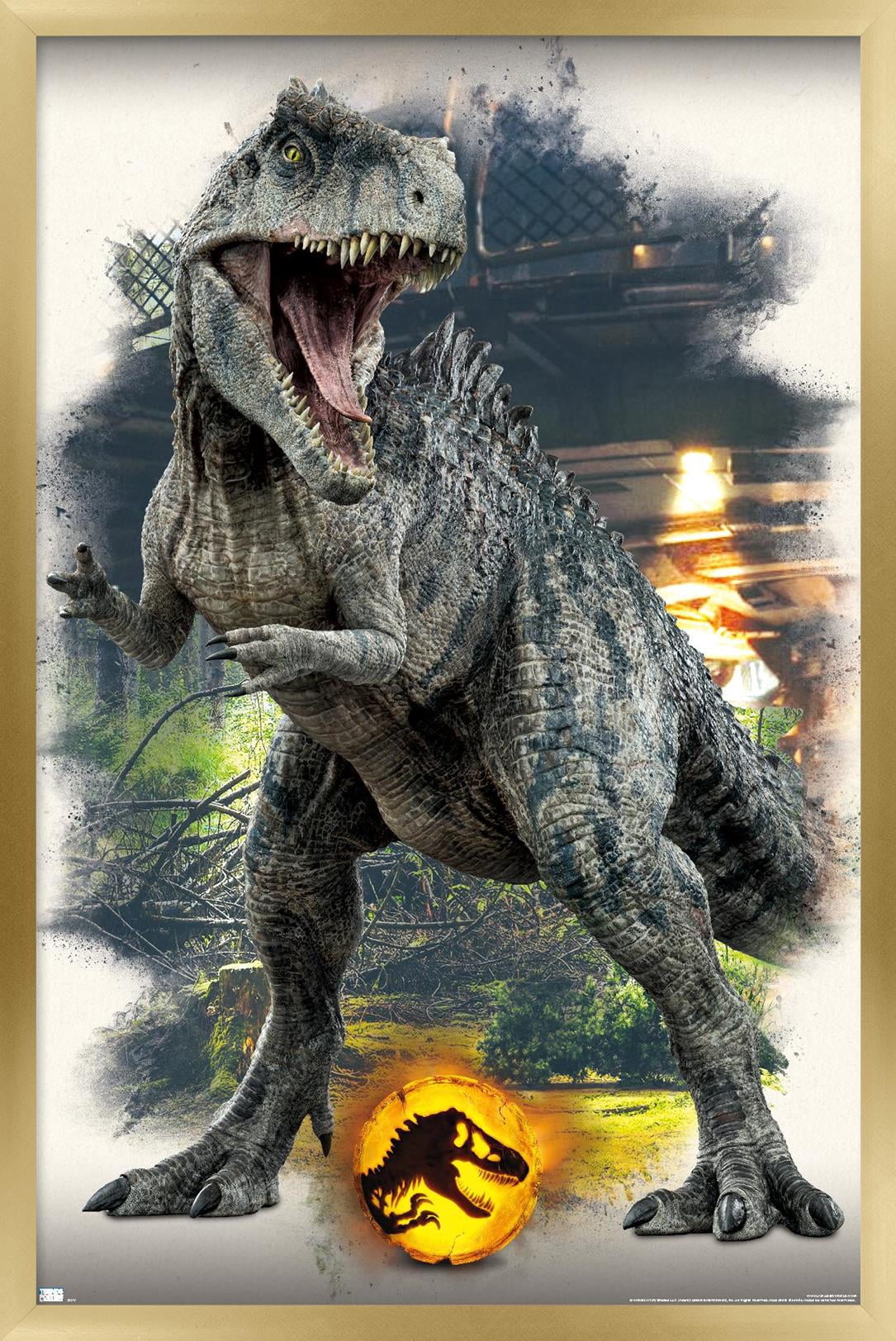 Jurassic World: Dominion - Giganotosaurus Focal Wall Poster, 22.375" x 34" Framed