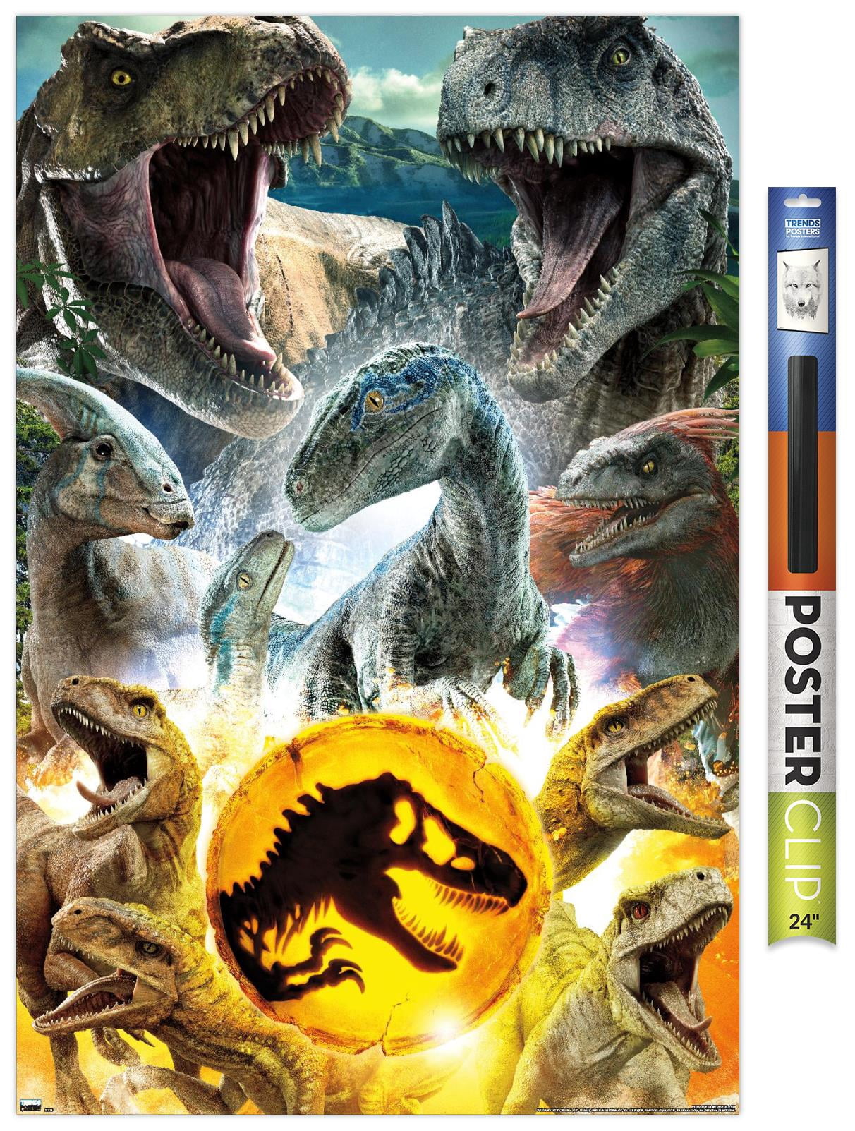 Jurassic World Wall Art Poster Print - Unframed Premium Decor For Bedroom, Living Room, Great Gift Idea (30x40 Inches)