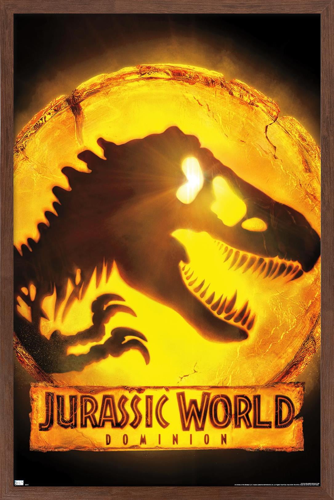 Jurassic World: Dominion - Logo One Sheet Wall Poster, 14.725" x 22.375" Framed
