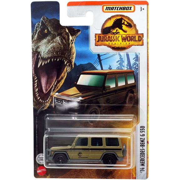 Jurassic World Dominion Matchbox 14' Mercedes-Benz G 550 Diecast Car