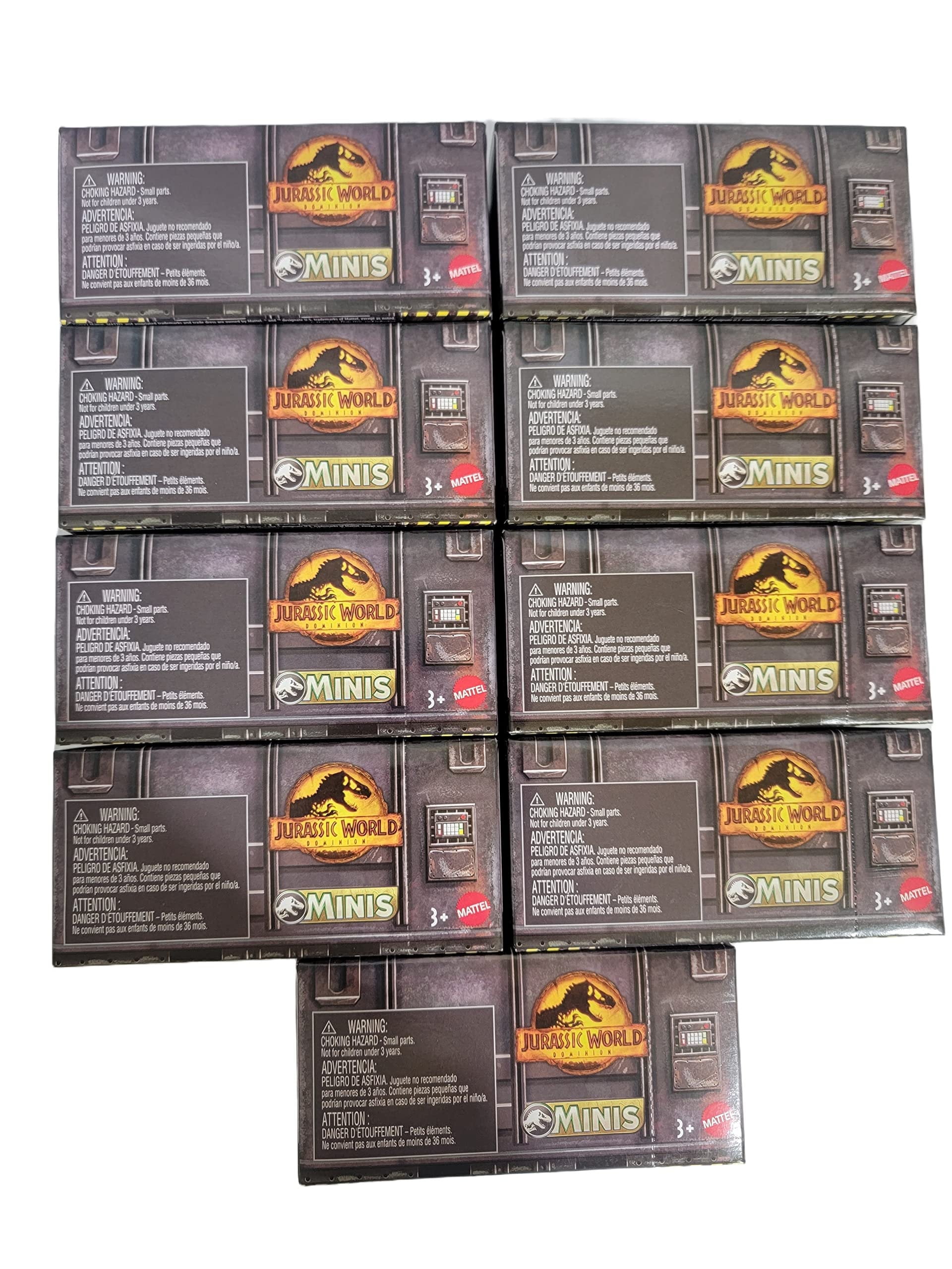 Jurassic World Minis Dinosaurs GWP38-956C Release Complete 9 Pack Set