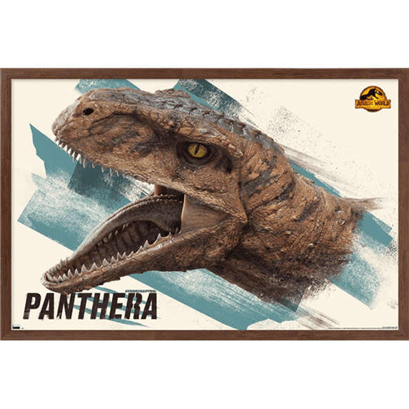 Jurassic World: Dominion - Panthera Wall Poster, 14.725" x 22.375" Framed
