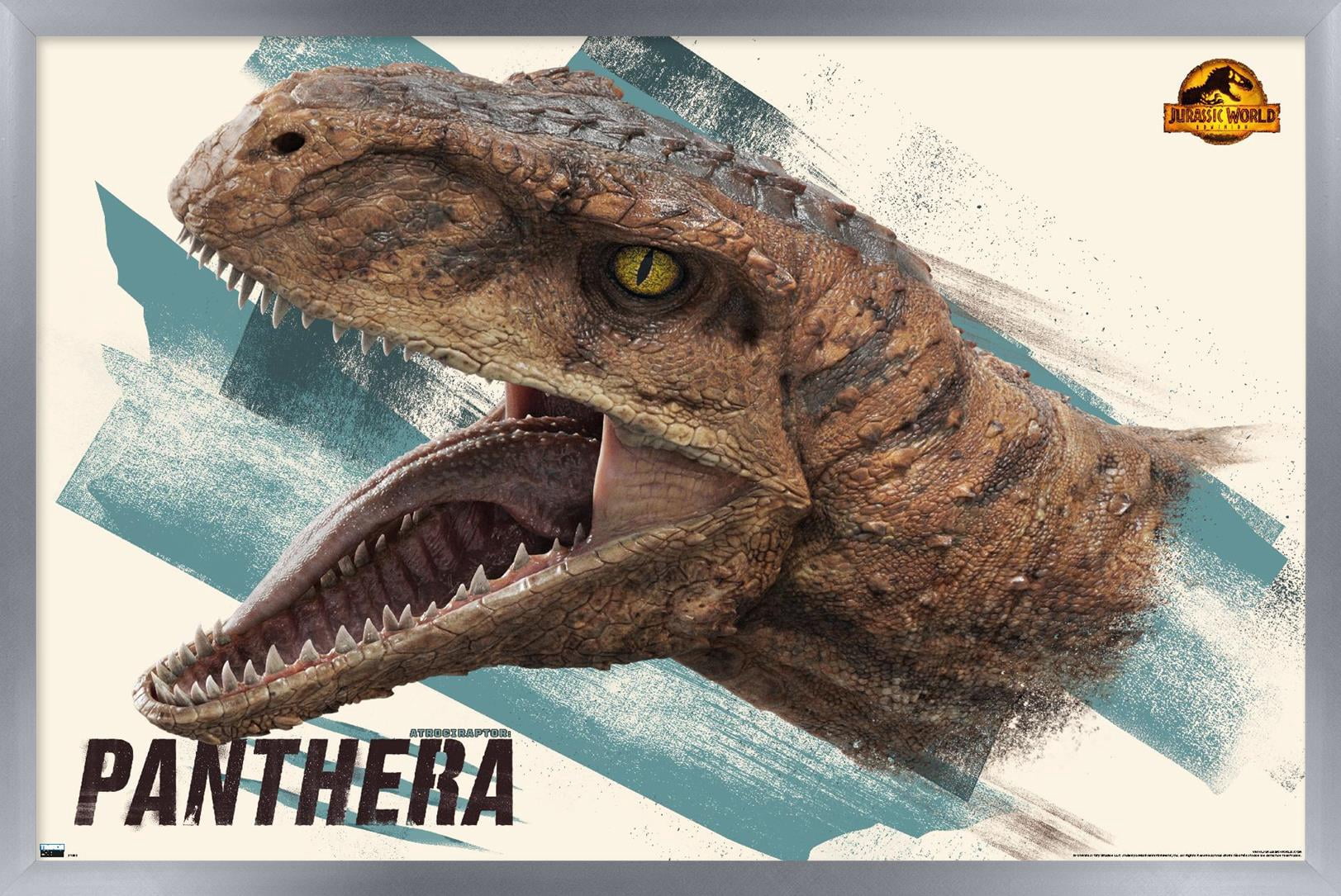 Jurassic World: Dominion - Panthera Wall Poster, 14.725" x 22.375" Framed
