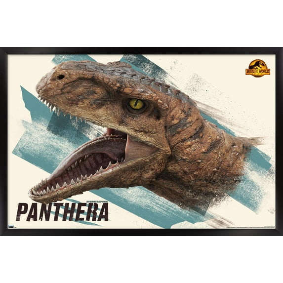 Jurassic World: Dominion - Panthera Wall Poster, 14.725" x 22.375" Framed