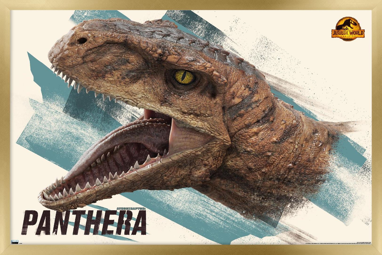 Jurassic World: Dominion - Panthera Wall Poster, 22.375" x 34" Framed