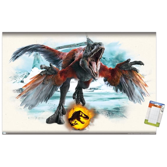 Jurassic World: Dominion - Pyroraptor Focal Wall Poster, 22.375" x 34"