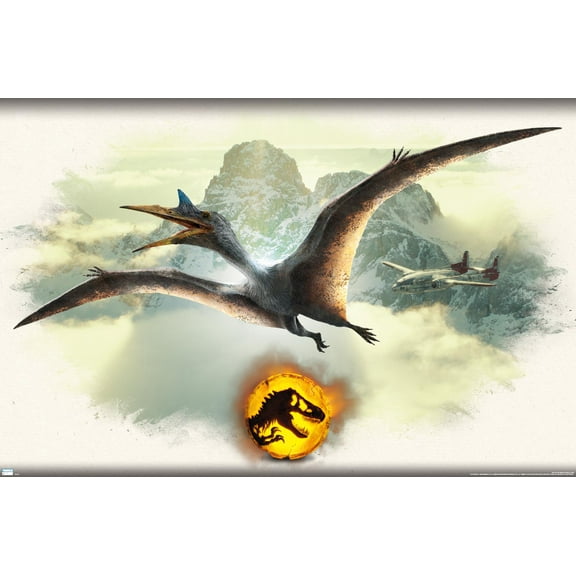Jurassic World: Dominion - Quetzalcoatlus Focal Wall Poster, 14.725" x 22.375"