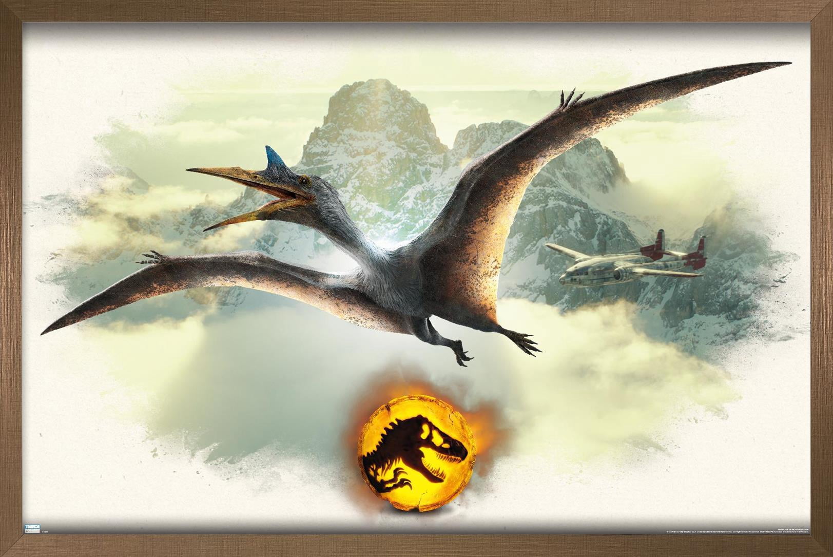 Jurassic World: Dominion - Quetzalcoatlus Focal Wall Poster, 22.375" x 34" Framed