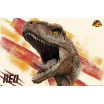 Jurassic World: Dominion - Red Wall Poster, 14.725" x 22.375"