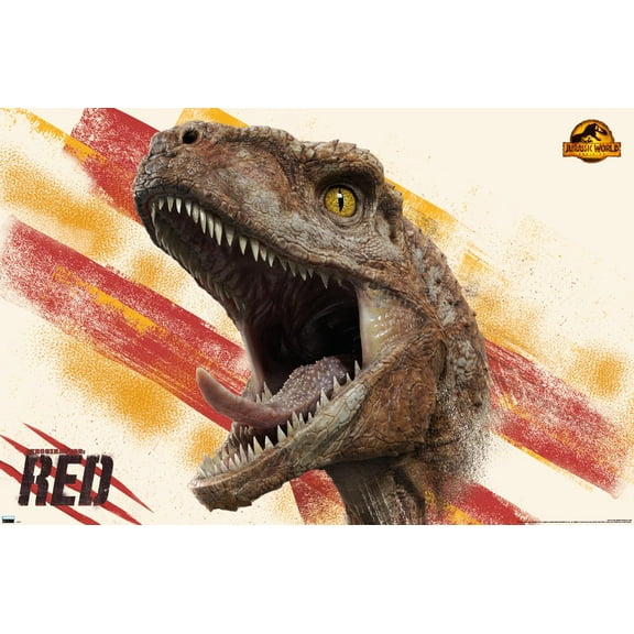 Jurassic World: Dominion - Red Wall Poster, 22.375" x 34"