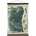thumbnail image 1 of Jurassic World: Dominion - Sierra Nevada Mountains Map Wall Poster with Magnetic Frame, 22.375" x 34", 1 of 6