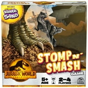Jurassic World Dominion, Stomp N’ Smash Kinetic Sand Game, for Ages 5+