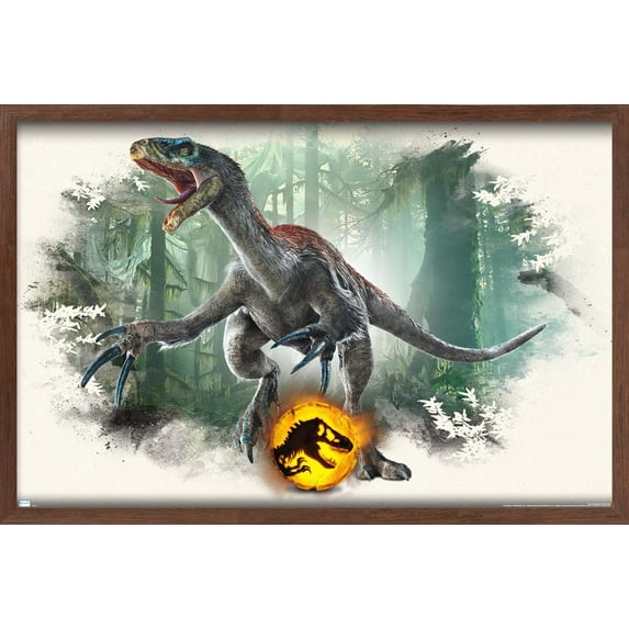 Jurassic World: Dominion - Therizinosaurus Focal Wall Poster, 22.375" x 34" Framed