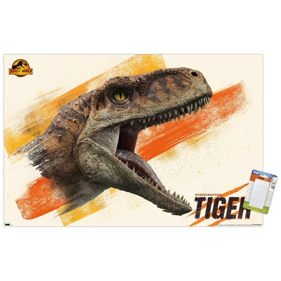 Jurassic World: Dominion - Tiger Wall Poster, 22.375" x 34"