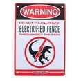 Jurassic World Electrified Raptor Fence 8"x6" Tin Sign - Walmart.com