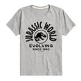 thumbnail image 1 of Jurassic World - Evolving Since 1993 - Youth Boys Short Sleeve Graphic T-Shirt, 1 of 5