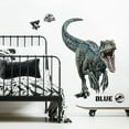 thumbnail image 1 of Jurassic World: Fallen Kingdom Blue Velociraptor Giant Wall Decal, 1 of 6