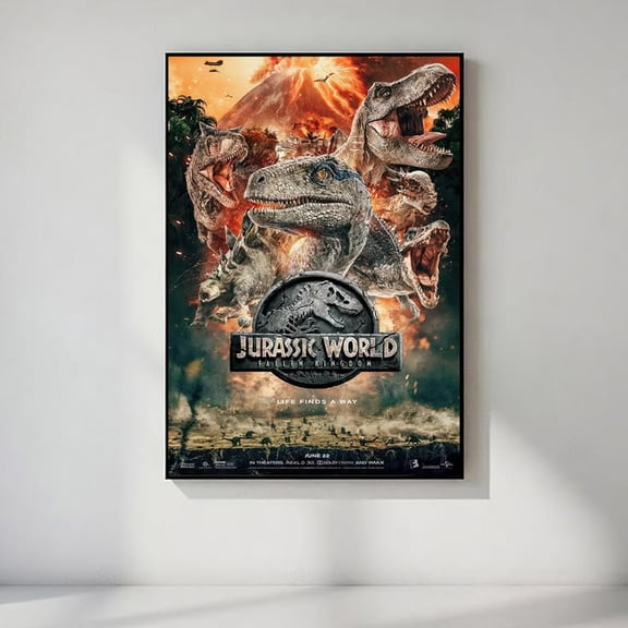 Jurassic World Fallen Kingdom Film 2018 IMAX Movie Poster Size 24''x36'' GoldenGate JSC