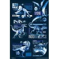 Jurassic World: Fallen Kingdom - Grid Wall Poster, 22.375" x 34"