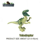 Planet Velociraptor Roaring Dinosaur Block Figure